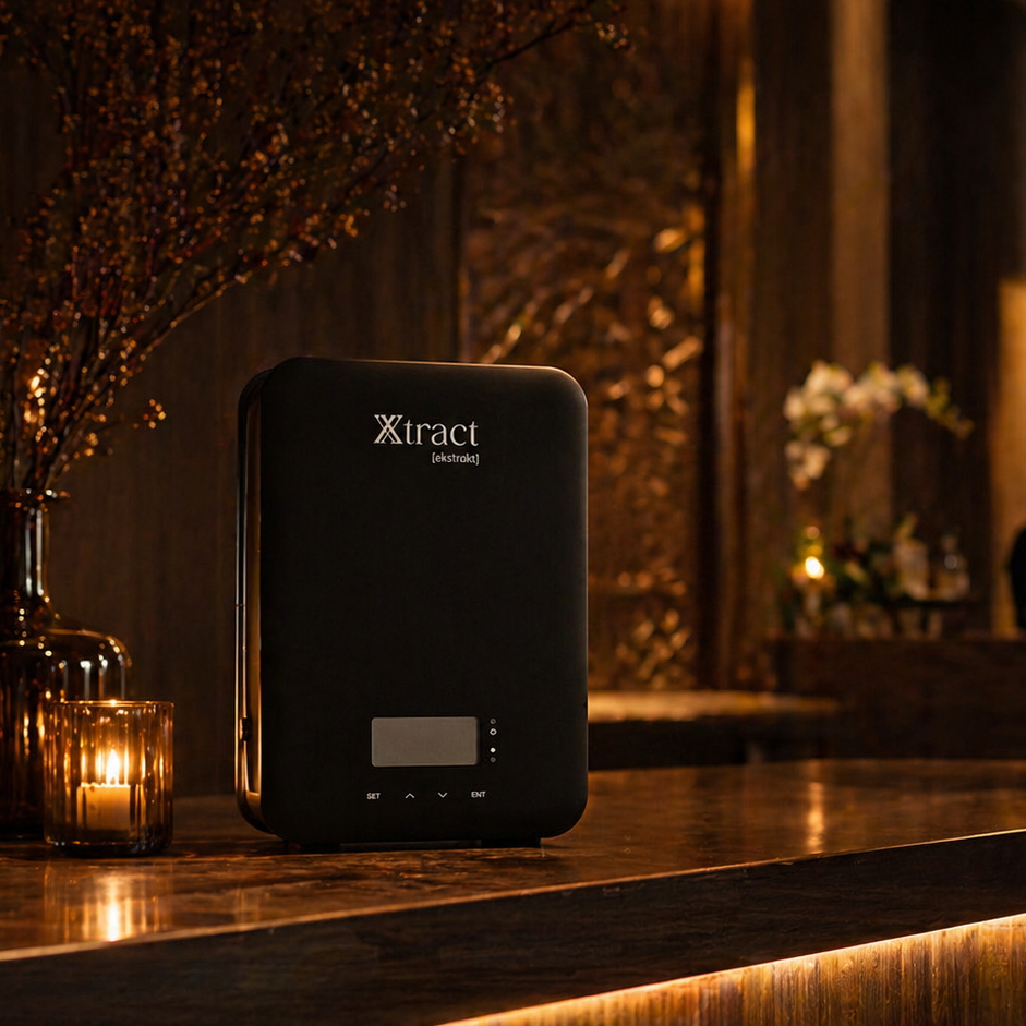 Xtract - Omniscent Aroma Diffuser - Zwart/Champagne