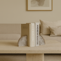 Xtract - Serre-livres en agate - lot de 2